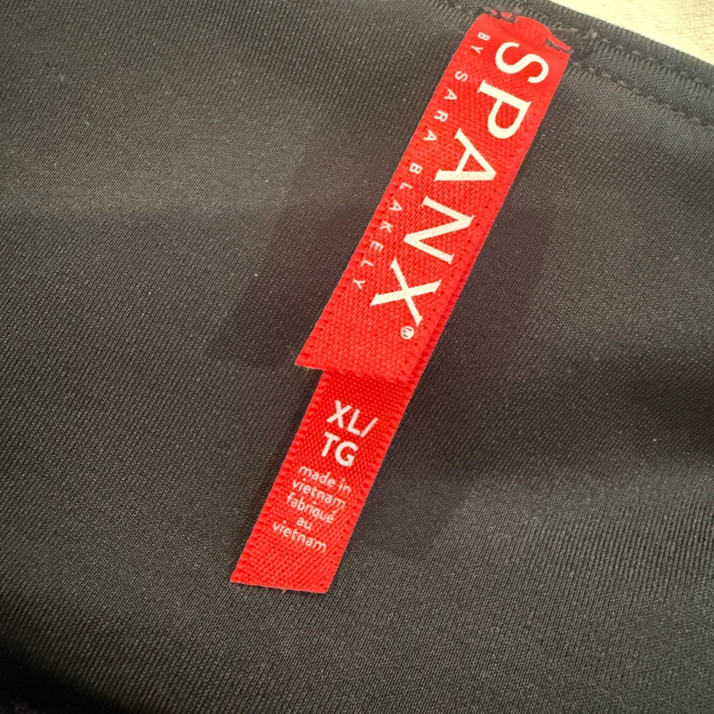 NWT SPANX Faux‎ Leather Leggings in Black size XL - Picture 7 of 9